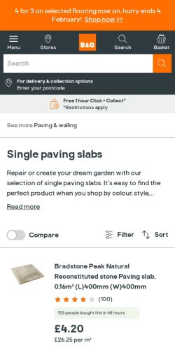 Mobile page screenshot