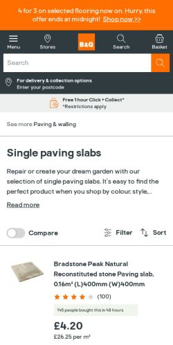 Mobile page screenshot