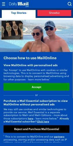 Mobile page screenshot