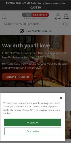 Mobile page screenshot