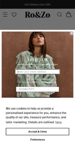 Mobile page screenshot