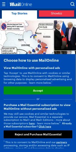 Mobile page screenshot