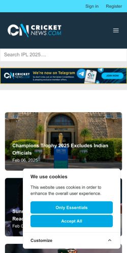 Mobile page screenshot