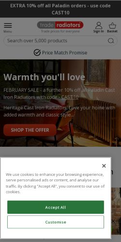 Mobile page screenshot