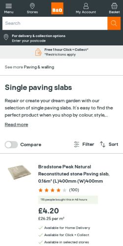 Mobile page screenshot