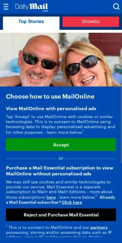 Mobile page screenshot