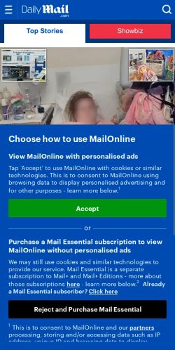 Mobile page screenshot