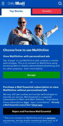 Mobile page screenshot