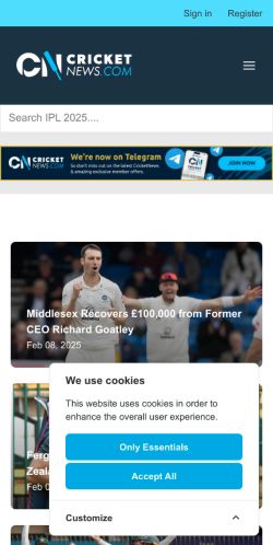 Mobile page screenshot