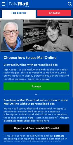 Mobile page screenshot