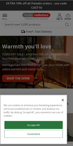 Mobile page screenshot