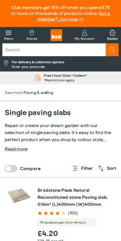 Mobile page screenshot