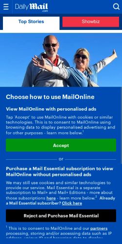 Mobile page screenshot