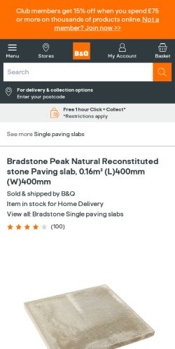 Mobile page screenshot