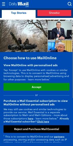 Mobile page screenshot