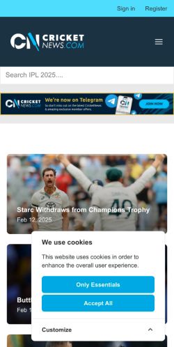 Mobile page screenshot