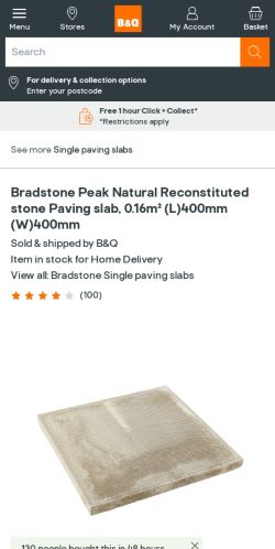 Mobile page screenshot