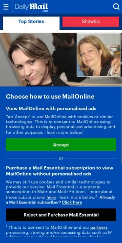 Mobile page screenshot