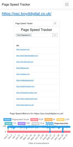 Mobile page screenshot