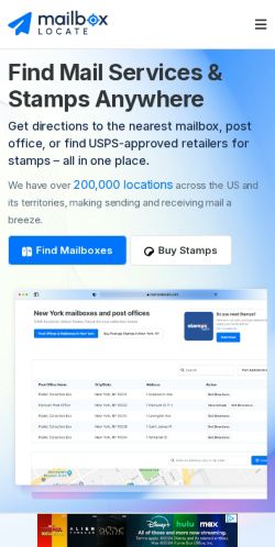 Mobile page screenshot