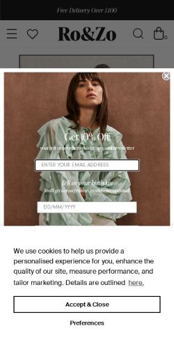 Mobile page screenshot