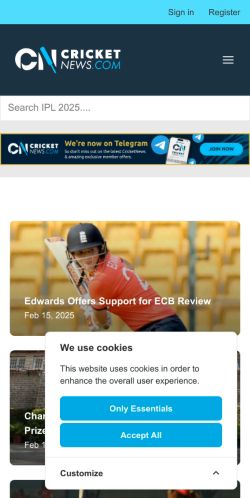 Mobile page screenshot