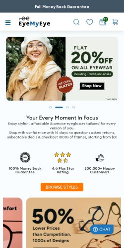 Mobile page screenshot