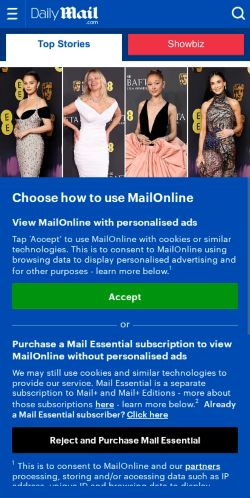 Mobile page screenshot