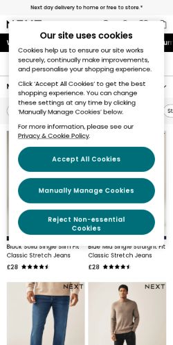 Mobile page screenshot