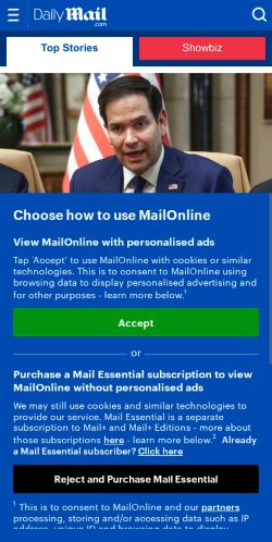 Mobile page screenshot