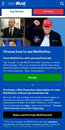 Mobile page screenshot