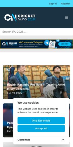 Mobile page screenshot