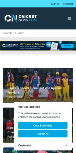 Mobile page screenshot