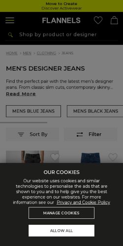 Mobile page screenshot