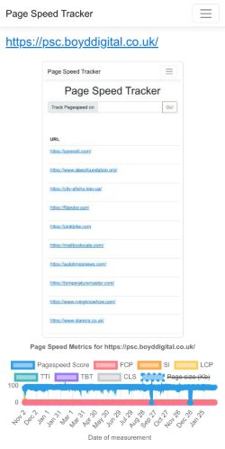 Mobile page screenshot