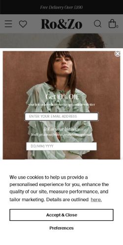 Mobile page screenshot