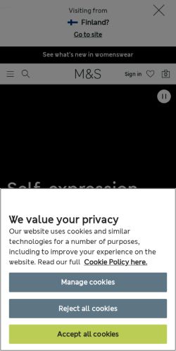 Mobile page screenshot
