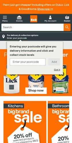 Mobile page screenshot