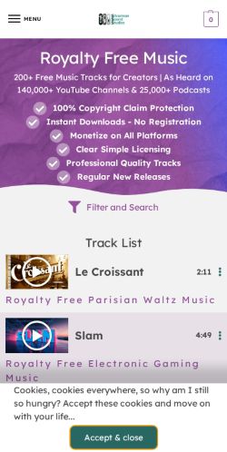 Mobile page screenshot