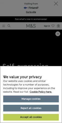 Mobile page screenshot