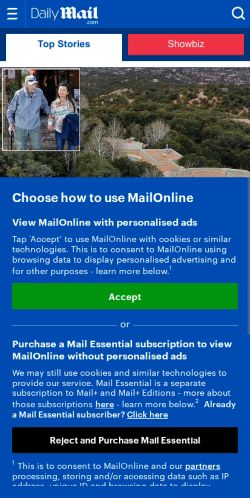 Mobile page screenshot