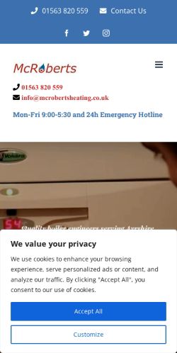 Mobile page screenshot