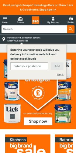 Mobile page screenshot