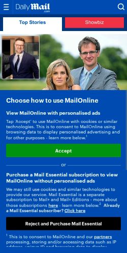 Mobile page screenshot