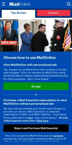 Mobile page screenshot