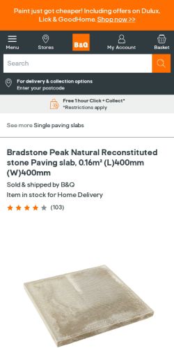 Mobile page screenshot