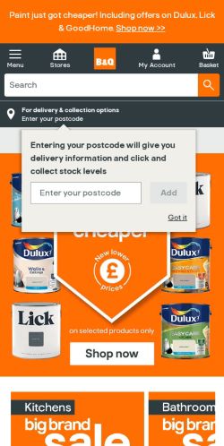 Mobile page screenshot