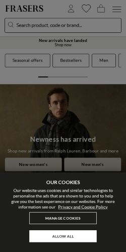 Mobile page screenshot