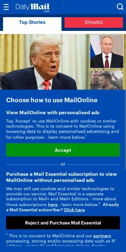 Mobile page screenshot