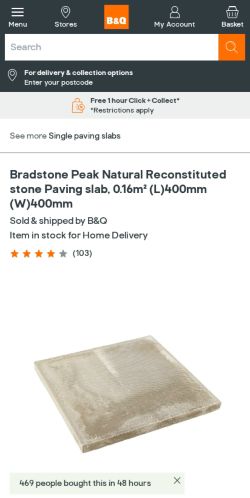 Mobile page screenshot